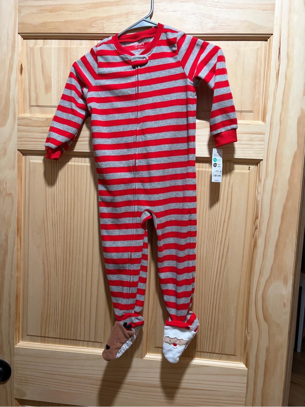 3T Footie Christmas Pajamas NWT